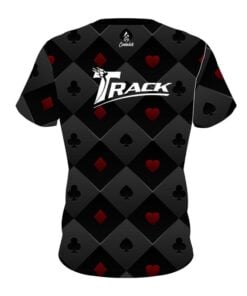 Alternative view of Track Deck of Cards CoolWick Bowling Jersey