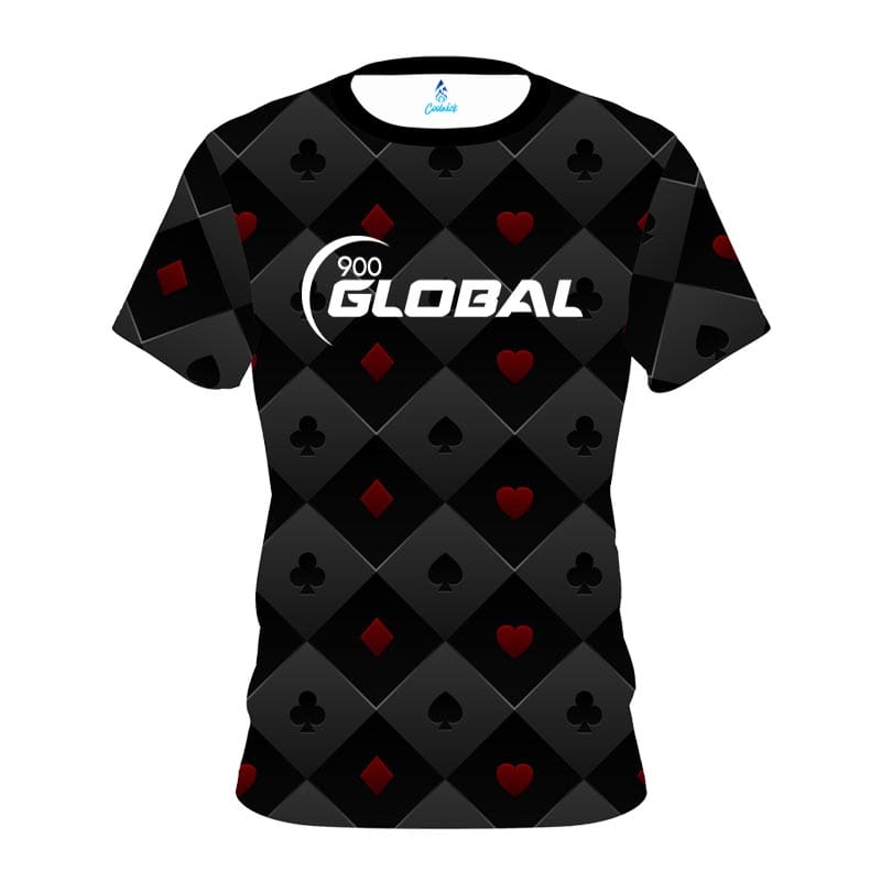 900 Global Deck of Cards CoolWick Bowling Jersey
