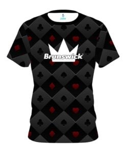 Brunswick Deck of Cards CoolWick Bowling Jersey