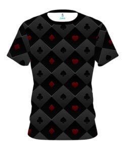 Plain Deck of Cards CoolWick Bowling Jersey