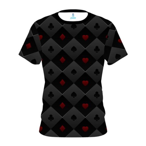 Plain Deck of Cards CoolWick Bowling Jersey