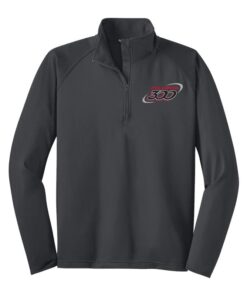 Columbia 300 Charcoal Sport Tek Tall Sport Wick Stretch 1/2 Zip Pullover