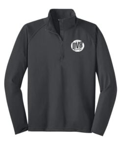 DV8 Charcoal Sport Tek Tall Sport Wick Stretch 1/2 Zip Pullover