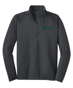 Track Charcoal Sport Tek Tall Sport Wick Stretch 1/2 Zip Pullover