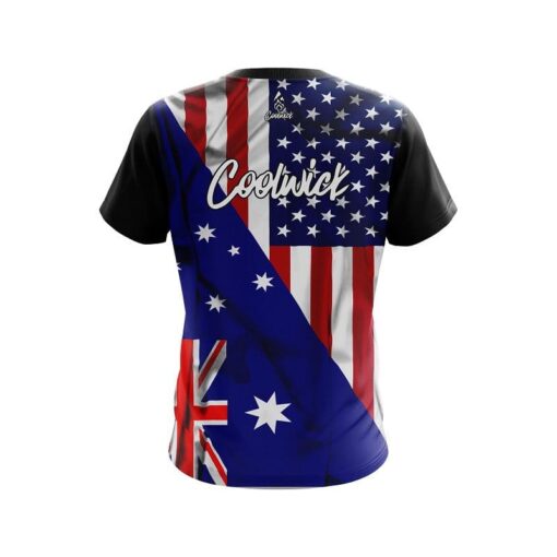 Coolwick USA Australia Flag Bowling Jersey - Image 2