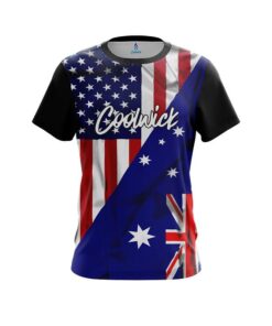 Coolwick USA Australia Flag Bowling Jersey