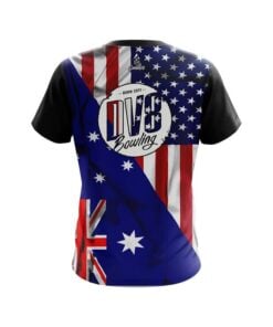 Alternative view of DV8  USA Australia Flag Bowling Jersey
