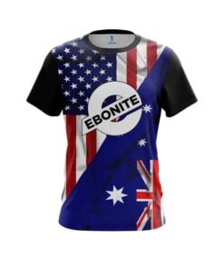 Ebonite USA Australia Flag Bowling Jersey