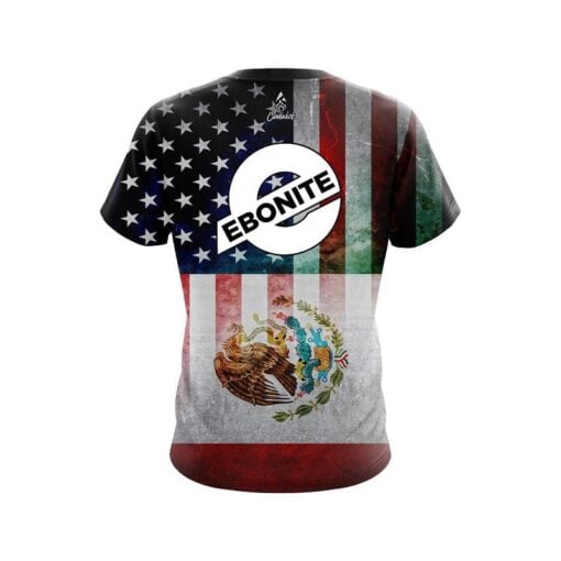 Ebonite USA Mexico Flag CoolWick Bowling Jersey - Image 2