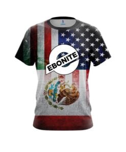 Ebonite USA Mexico Flag CoolWick Bowling Jersey