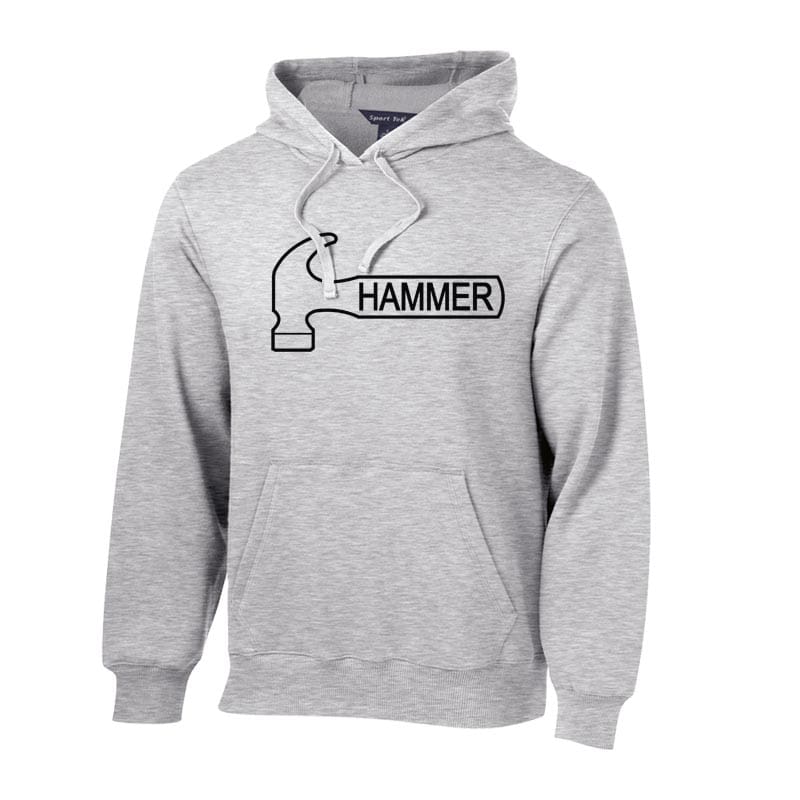 Hammer Mens Tall Gray Sport Tek Contender Hoodie