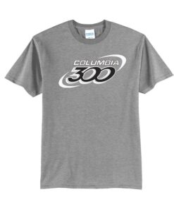 Columbia 300 Mens Tall Dark Heather Gray Bowling T-Shirt