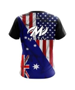 Alternative view of Motiv  USA Australia Flag Bowling Jersey