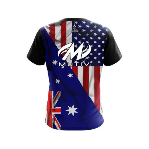 Motiv  USA Australia Flag Bowling Jersey - Image 2