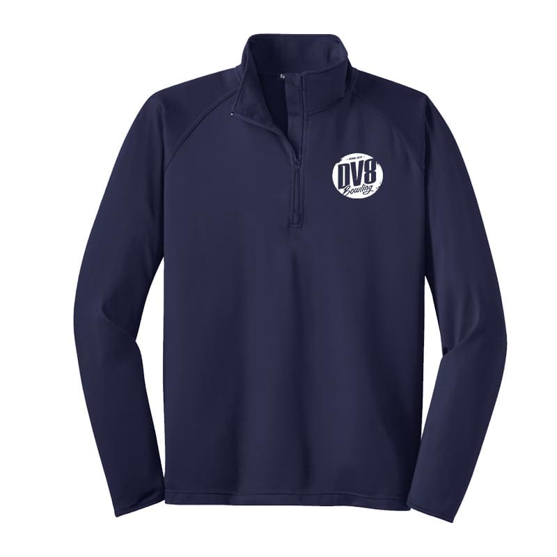 DV8 Navy Sport Tek Tall Sport Wick Stretch 1/2 Zip Pullover