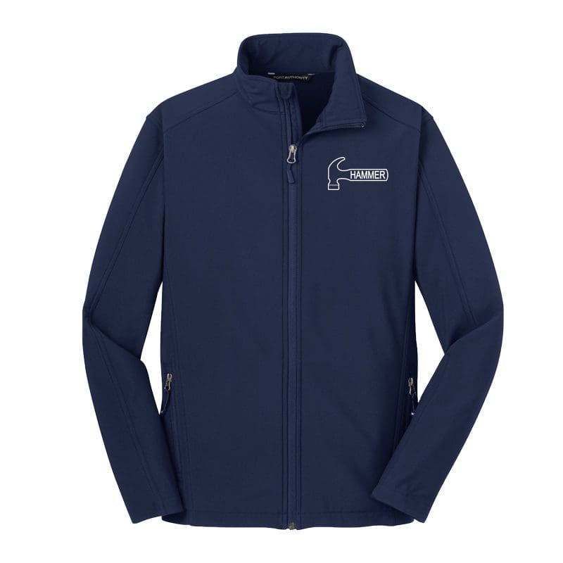 Hammer Mens Navy Tall Core Soft Shell Jacket