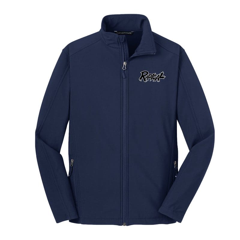 Radical Mens Navy Tall Core Soft Shell Jacket