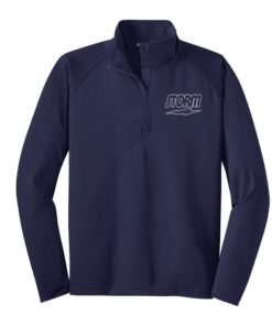 Storm Navy Sport Tek Tall Sport Wick Stretch 1/2 Zip Pullover