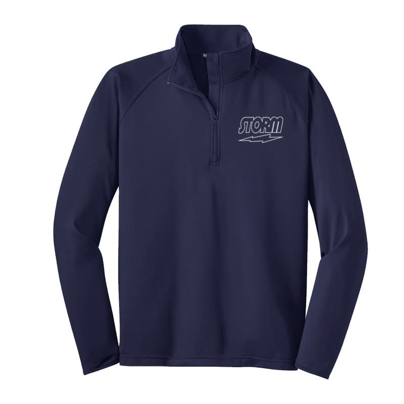 Storm Navy Sport Tek Tall Sport Wick Stretch 1/2 Zip Pullover