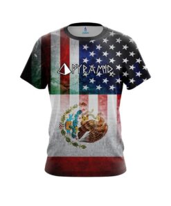 Pyramid USA Mexico Flag Bowling Jersey