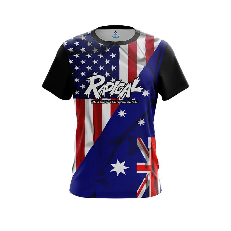 Radical USA Australia Flag Bowling Jersey