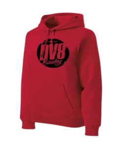 DV8 Mens Tall Red Sport Tek Contender Hoodie
