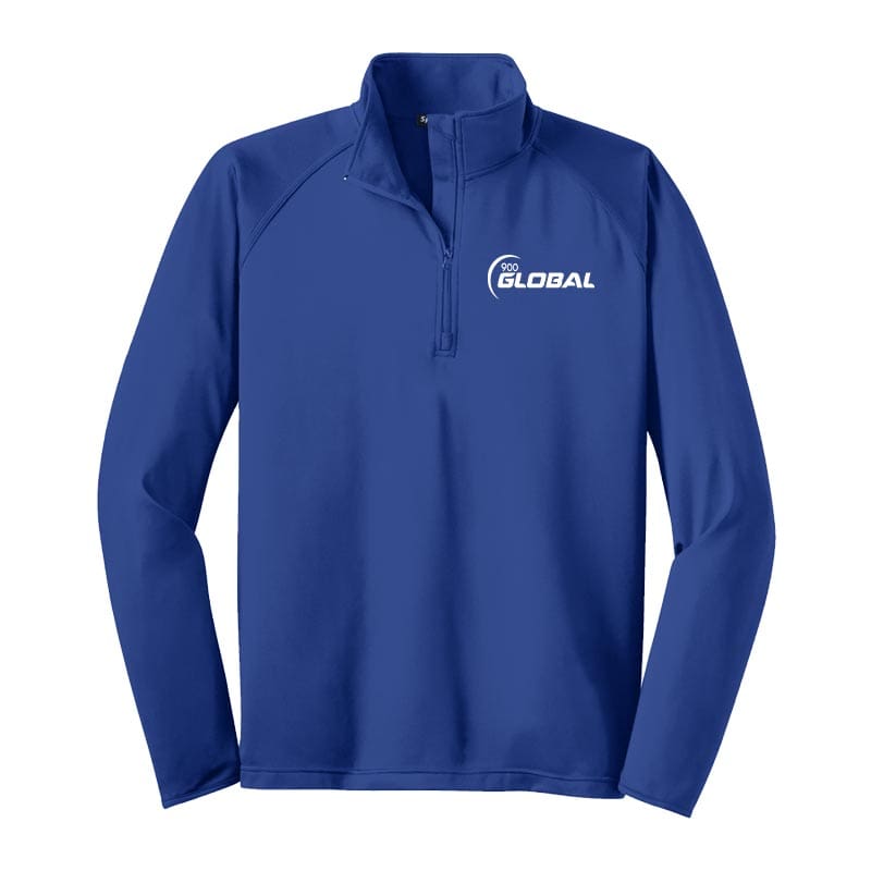 900 Global Royal Sport Tek Tall Sport Wick Stretch 1/2 Zip Pullover