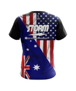 Alternative view of Storm  USA Australia Flag Bowling Jersey