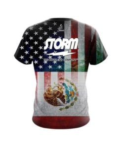 Alternative view of Storm USA Mexico Flag CoolWick Bowling Jersey