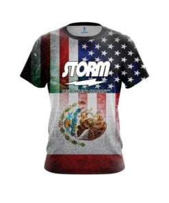 Storm USA Mexico Flag CoolWick Bowling Jersey