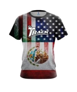 Track USA Mexico Flag CoolWick Bowling Jersey