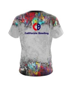 Alternative view of California Bowling Graffiti CoolWick Bowling Jersey