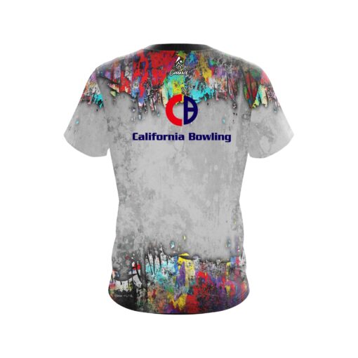 California Bowling Graffiti CoolWick Bowling Jersey - Image 2