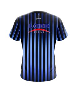Alternative view of Lord Field Blue Stripes CoolWick Bowling Jersey