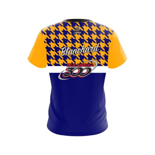 Josh Blanchard Columbia 300 Houndstooth Pound Replica CoolWick Bowling Jersey - Image 2
