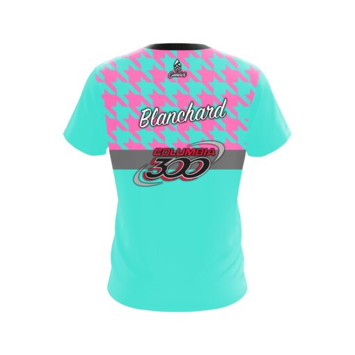 Josh Blanchard Columbia 300 Houndstooth Summer Replica CoolWick Bowling Jersey - Image 2