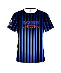 Lord Field Blue Stripes CoolWick Bowling Jersey