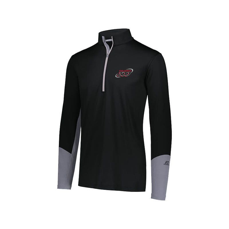 Columbia 300 Men's Authority Black 1/4 Zip Bowling Pullover