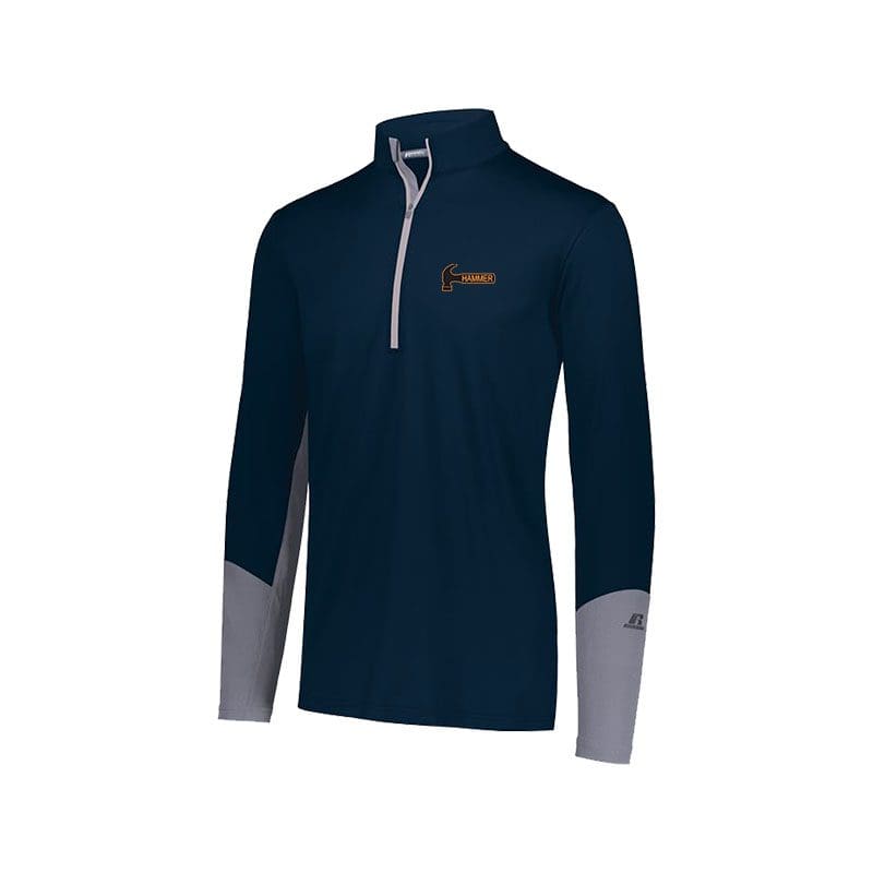 Hammer Men's Redemption Navy Blue 1/4 Zip Bowling Pullover