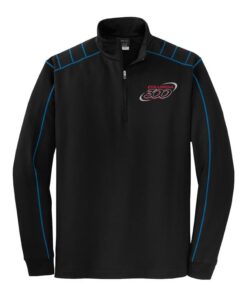 Columbia 300 Coolwick Nike Black Spark Blue Dri Fit 1/2-Zip Jacket