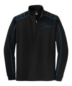 Hammer Coolwick Nike Black Spark Blue Dri Fit 1/2-Zip Jacket
