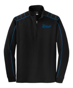 Radical Coolwick Nike Black Spark Blue Dri Fit 1/2-Zip Jacket