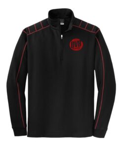 DV8 Coolwick Nike Black Varsity Red Dri Fit 1/2-Zip Jacket