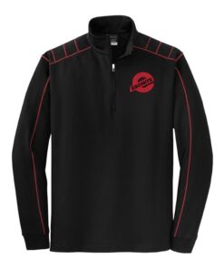 Ebonite Coolwick Nike Black Varsity Red Dri Fit 1/2-Zip Jacket