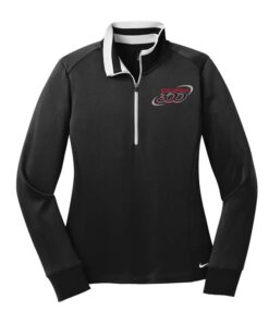 Columbia 300 Black White Coolwick Nike Womens 1/2-Zip Pullover
