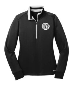 DV8 Black White Coolwick Nike Womens 1/2-Zip Pullover