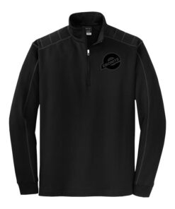 Ebonite Coolwick Nike Black Dark Grey Dri Fit 1/2-Zip Jacket