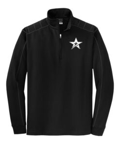 Roto Grip Coolwick Nike Black Dark Grey Dri Fit 1/2-Zip Jacket