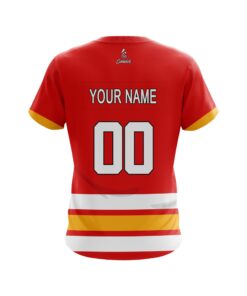 Alternative view of Calgary Hockey Coolwick Bowling Jersey
