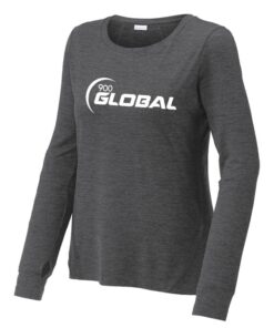 900 Global Graphite Coolwick Sport-Tek Womens Exchange Long Sleeve Crew